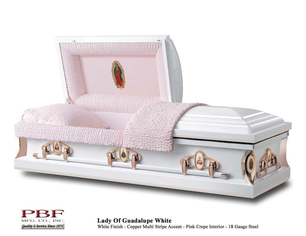 Lady of Guagalupe White Pink PRINT